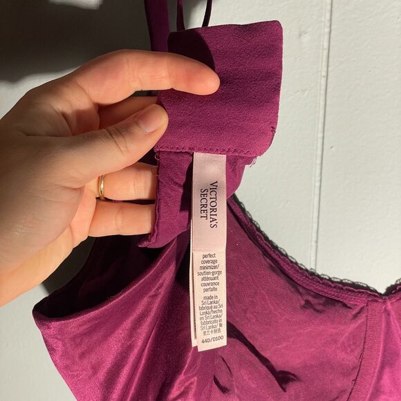 Plum Rougue Victoria's Secret Invisible Lift Full-Coverage Minimizer Bra - Picture 6 of 7